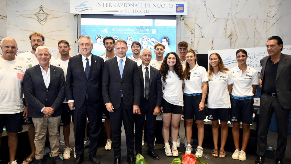 La foto al termine della presentazione del Settecolli 2025 che si terrà dal 27 al 29 giugno a Roma