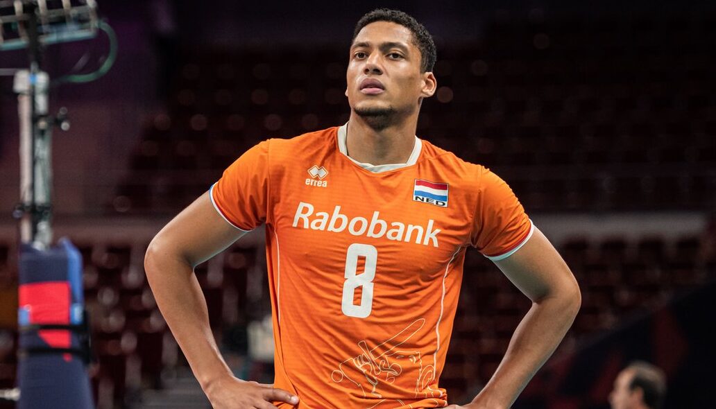 fabian Plak, nuovo acquisto di Cisterna Volley con la maglia della nazionale olandese