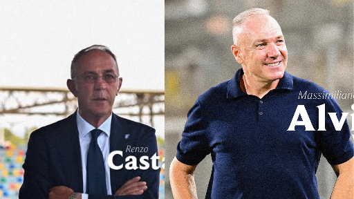 Renzo Castagnini e Massimiliano Alvini sono rispettivamente il nuovo ds e il nuovo allenatore del Frosinone Calcio