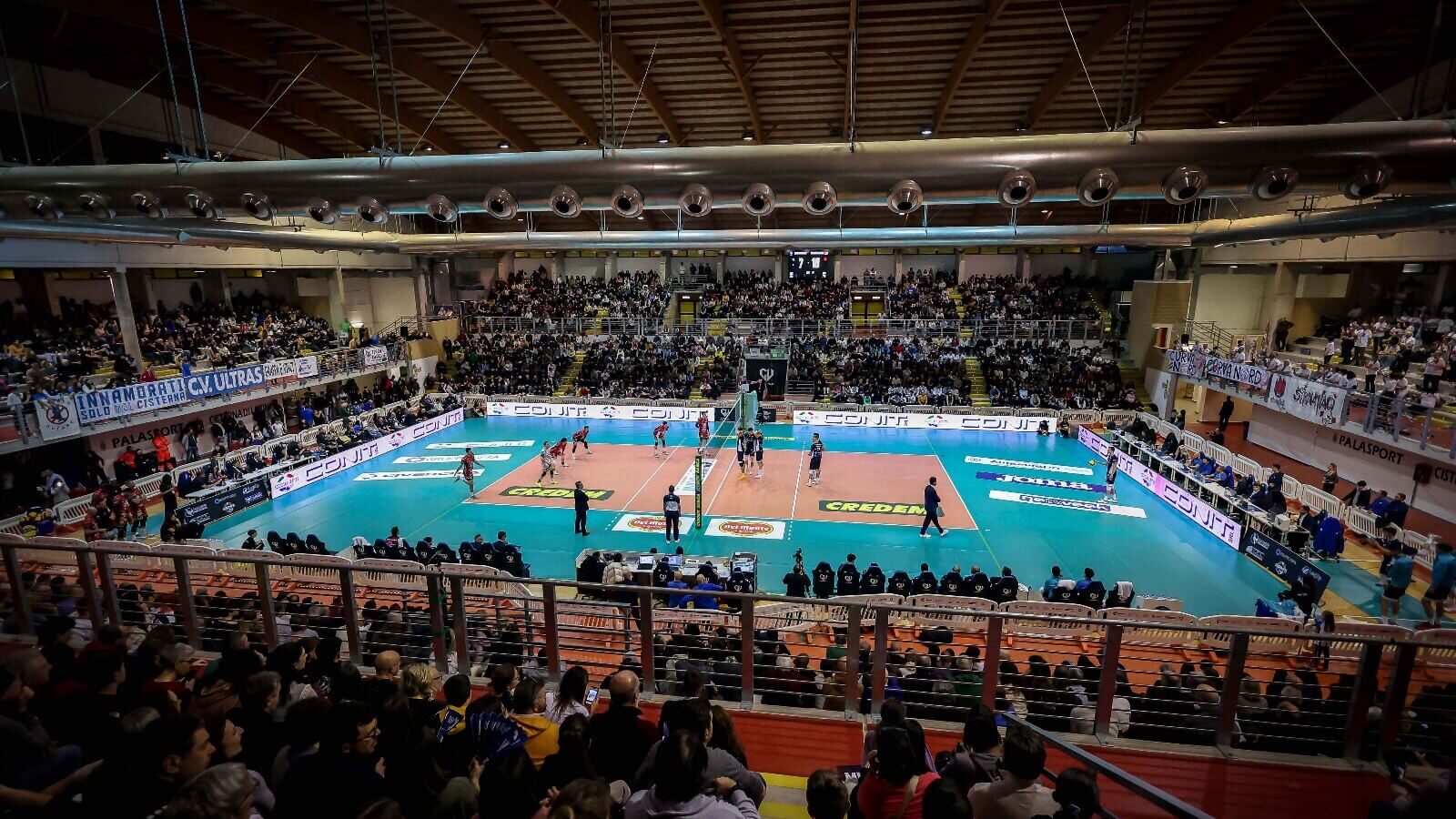 Il PalaSport di viale delle Province dove Cisterna Volley gioca le sue partite casalinghe. Durante il Volley Mercato è arrivata l'ufficialità del roster che affronterà la stagione 25/26 di SuperLega
