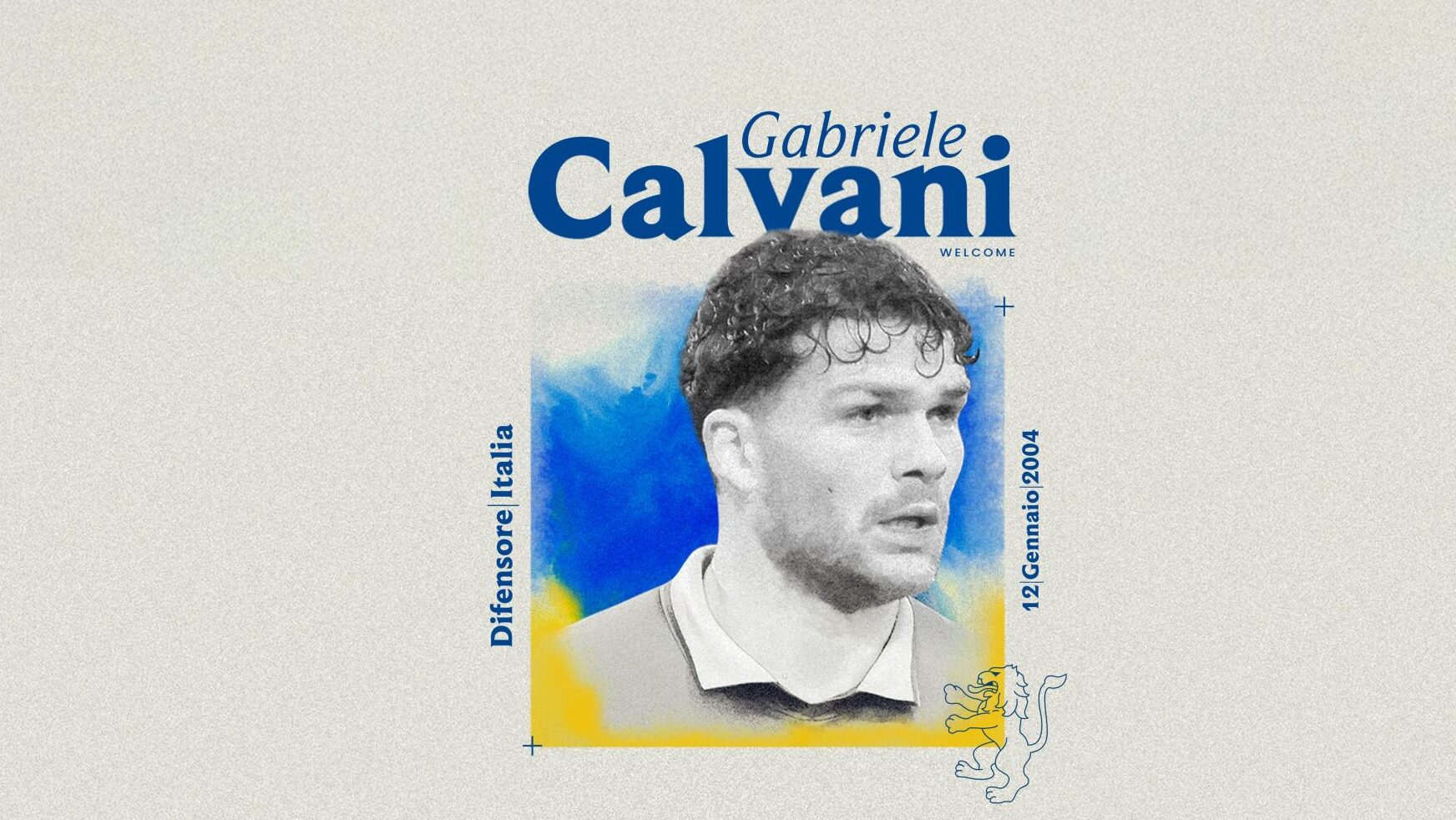Gabriele Calvani nuovo difensore del Frosinone che arriva in prestito dal Genoa