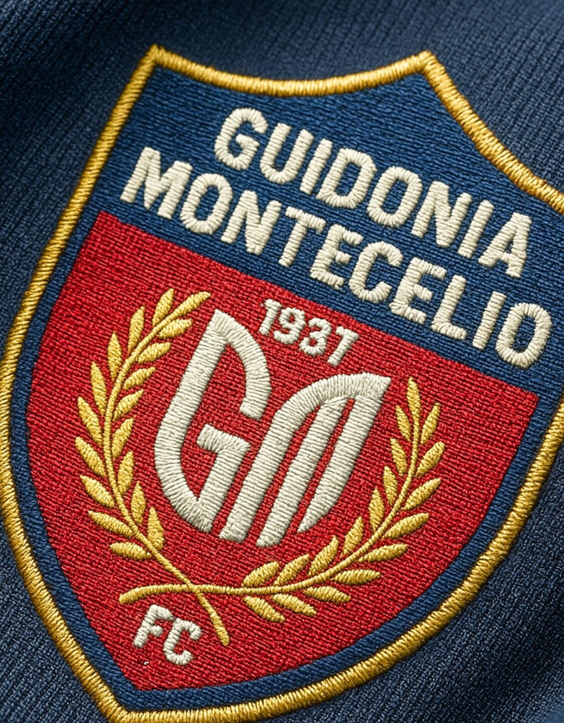 Il nuovo stemma del Guidonia Montecelio presentato giovedì 7 agosto e con cui giocherà il campionato di Serie C