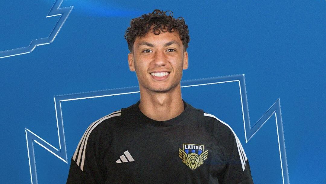 Il nuovo acquisto del Latina Calcio Daniele Quieto che arriva dalla Primavera dell'Inter ed è considerato un grande talento