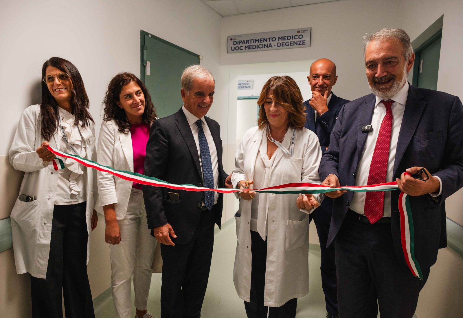 La visita del presidente Rocca al sant'Eugenio