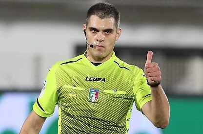 Il signor Sozza di Seregno dirigerà il derby Lazio-Roma in programma domenica 21 settembre alle 12.30