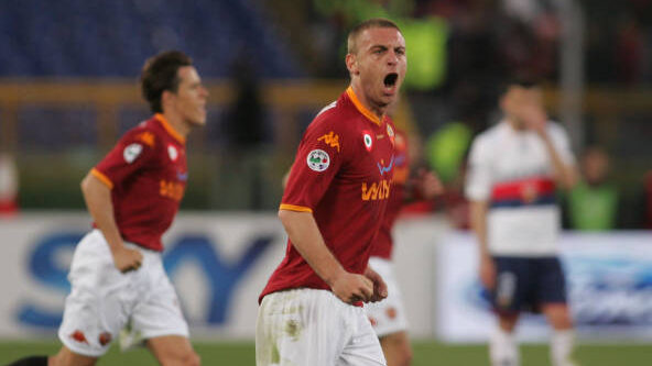 Daniele De Rossi esulta gridando "Daje Roma Daje" dopo aver segnato il calci odi rigore del definitivo 3-2 in un Roma-Genoa del 2008. Il tecnico di quella formazione rossoblù era proprio Gian Piero Gasperini