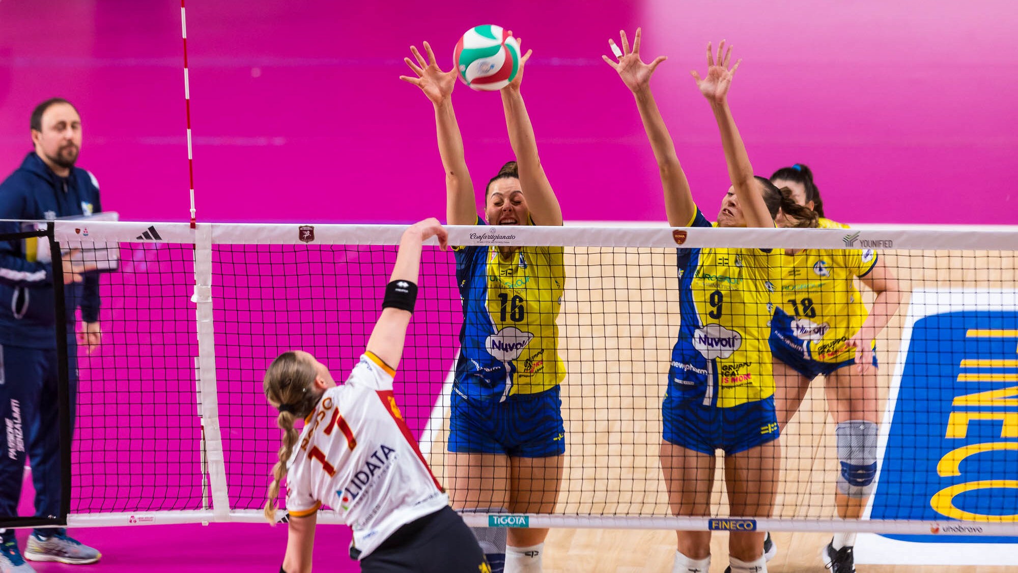 La Roma Volley perde contro Padova e viene eliminata dalla Coppa Italia di A2 femminile di pallavolo. Sfuma il primo obiettivo stagionale
