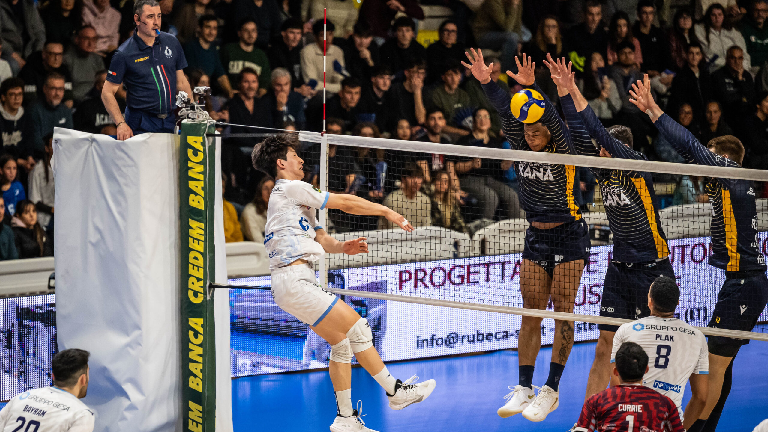 Il match di SuperLega tra Cisterna Volley e Rana Verona finisce con un successo della formazione scaligera seconda in classifica