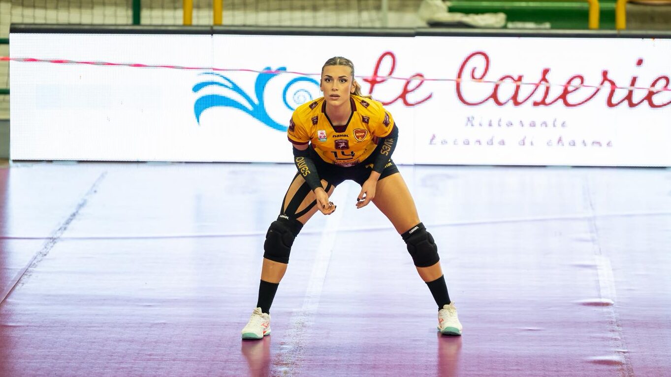 Giorgia Zannoni, libero e capitano della Roma Volley, presenta la sfida dei quarti di Coppa Italia di Serie A2 femminile contro Padova