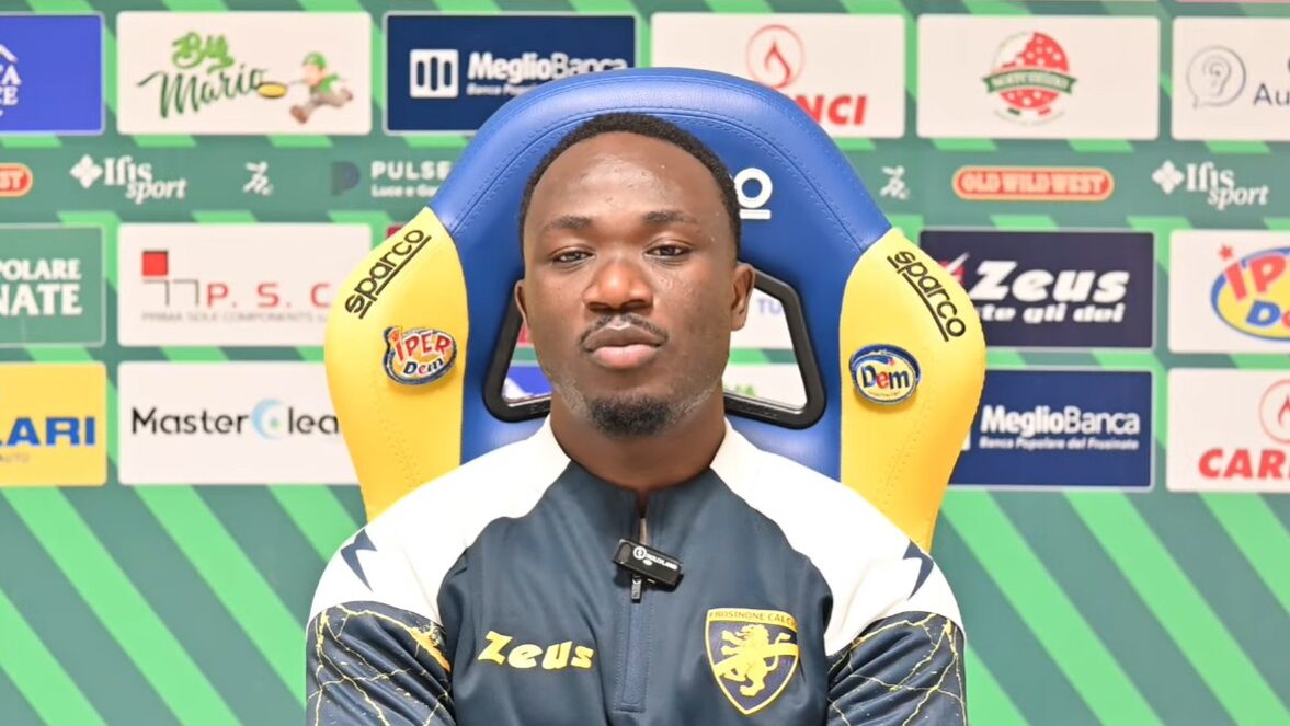 Il Frosinone presenta ufficialmente Seydou Fini che rilascia le prime dichiarazioni da calciatore giallazzurro