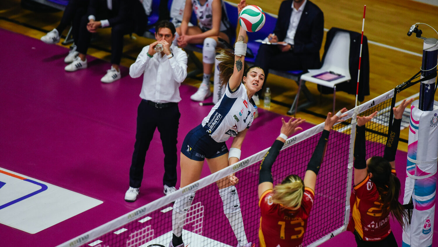 Ultima giornata di regular season per il campionato di Serie A2 femminile di pallavolo con la Roma Volley sconfitta da Trento