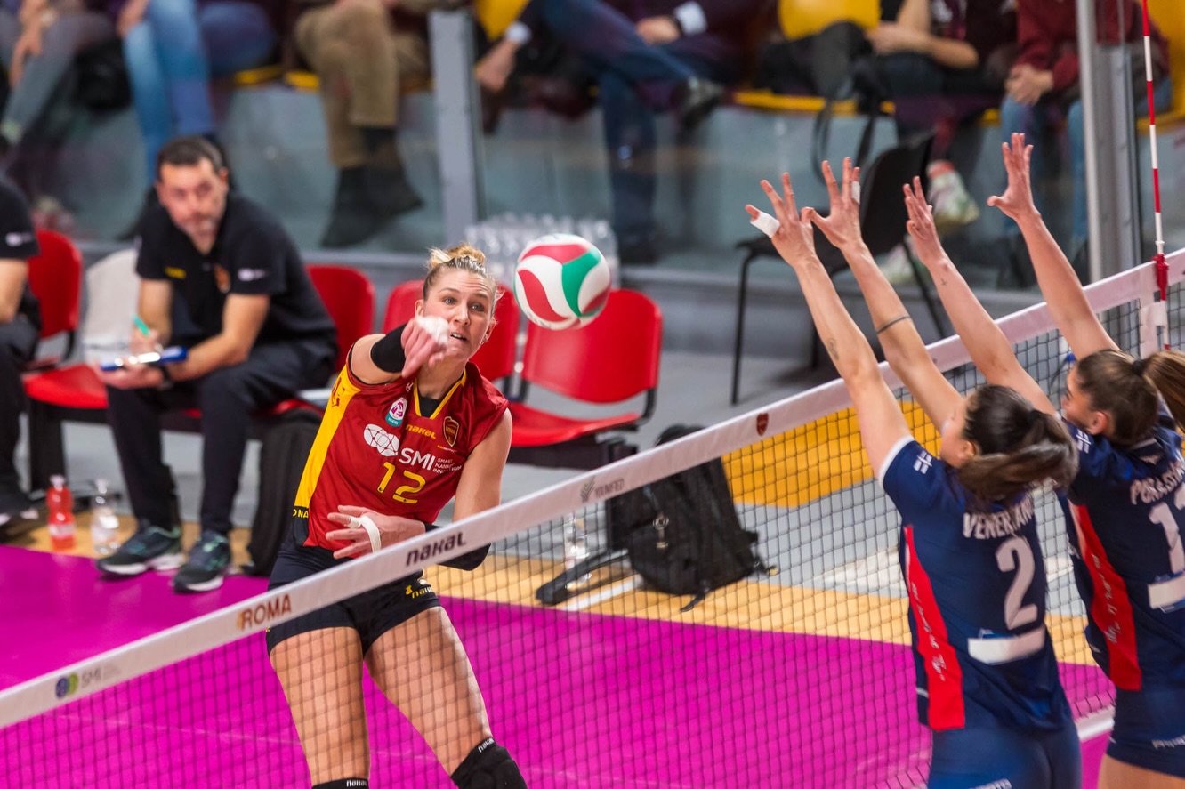 La Roma Volley e Giulia Angelina sono arrivate alla rescissione del contratto. La Notizia arriva dopo la prima sfida della Pool Promozione