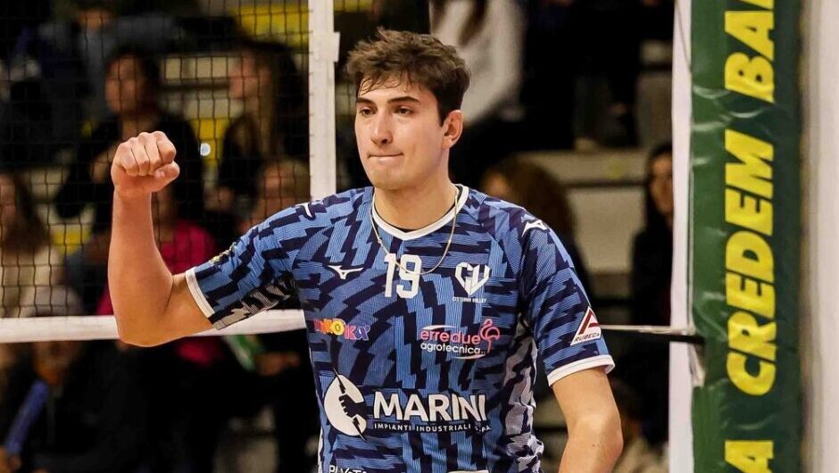 Cisterna Volley e l'opposto italiano Tommaso Guzzo si salutano ufficialmente nonostante la convocazione in Nazionale del giovane