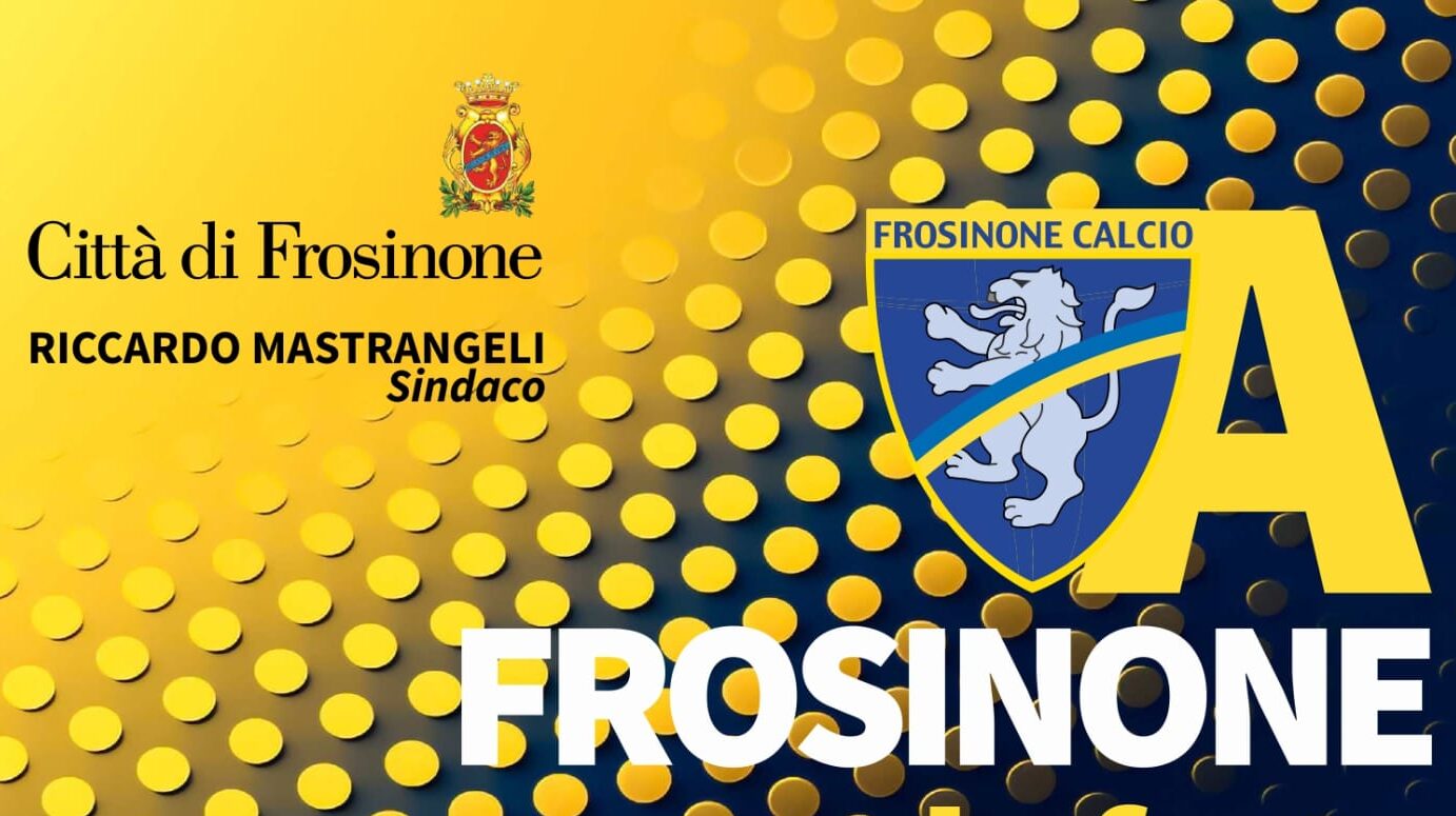Sabato 16 maggio si terrà la festa promozione del Frosinone Calcio che riceverà l'abbraccio dell'intera città