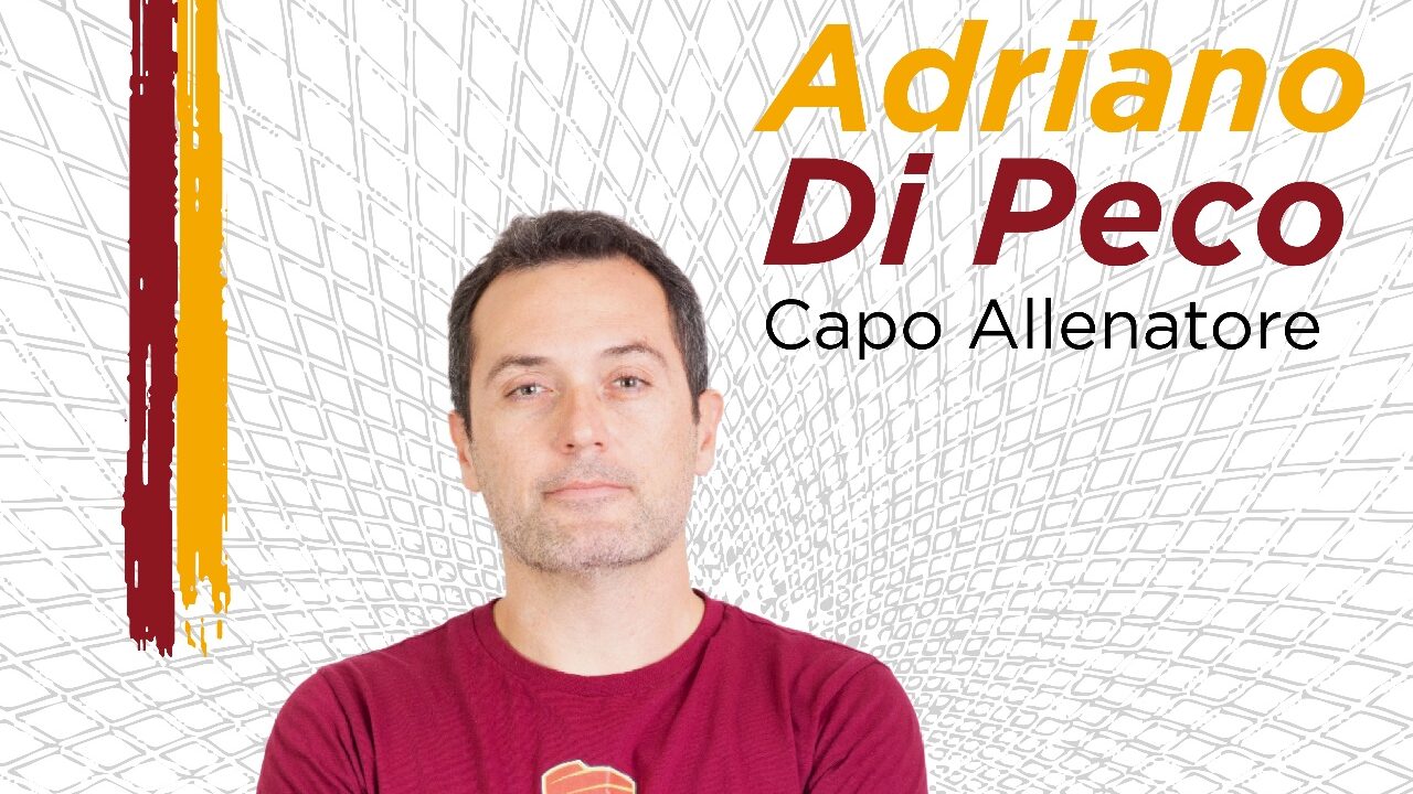 La scelta del nuovo tecnico in casa Roma Volley è caduta su Adriano Di Peco, 44 anni ed ex vice di Giuseppe Cuccarini