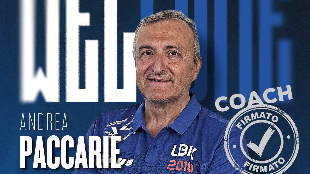 Il nuovo coach della Benacquista Assicurazioni Latina Basket è Andrea Paccariè, allenatore di lungo corso e con una notevole esperienza