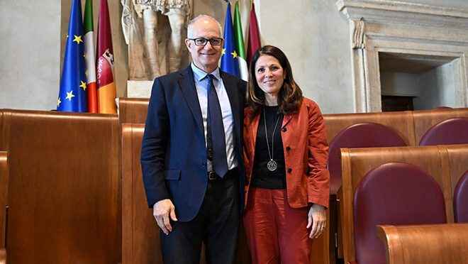 La giunta capitolina accoglie l'ingresso di Valeria Baglio nominata dal sindaco di Roma durante l'Assemblea