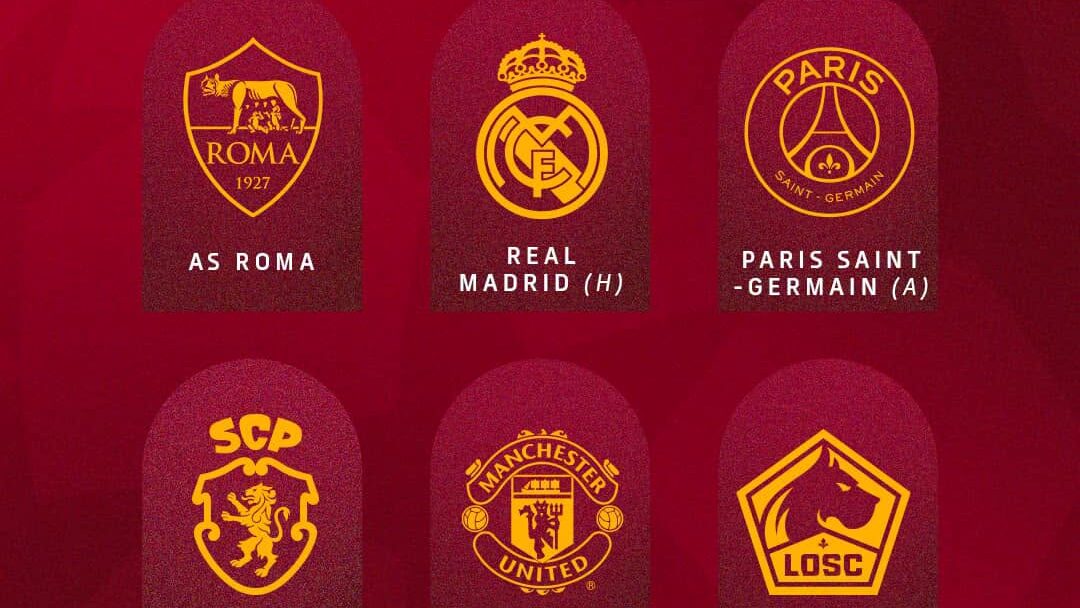 Ecco la storia della Roma nei precedenti con sei delle otto avversarie della Champions League 2026/27 dal primo all'ultimo