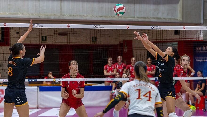 La Roma Volley perde 3-1 in casa di Busto Arsizio. Secondo ko stagionale per le Wolves che le alontana dalle zone alte della classifica